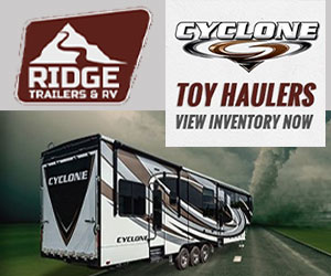 Ridge RV carries a large inventory of Toy Haulers